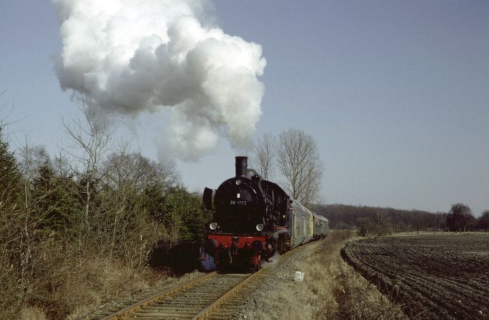 38 1772 auf der BHE bei Weißenfelde, am 18.03.1984