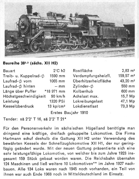 Kurzbeschreibung der Baureihe 38_2 (sächsische XII H2)