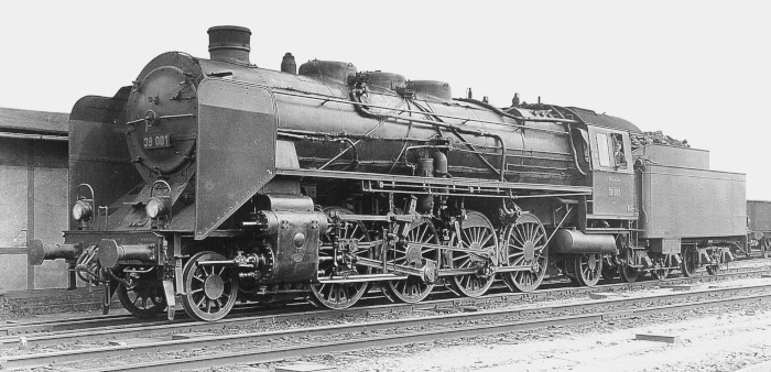 39 001 in Saalfeld, 1933