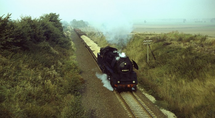 41 1055 mit Sandzug bei Etingen, 25.09.1982