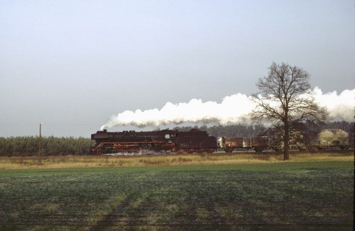 41 1144 mit Ng nach Oebisfelde, bei Lenz, 02.12.1982