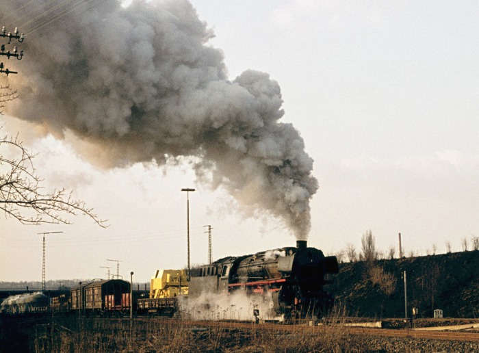 044 671 Güterzug nach Ellrich, Ausfahrt Herzberg, am 20.03.1976