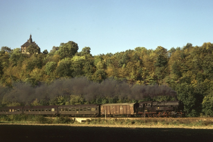 95 0014 mit P 18005 bei Kaulsdorf, am 08.10.1978