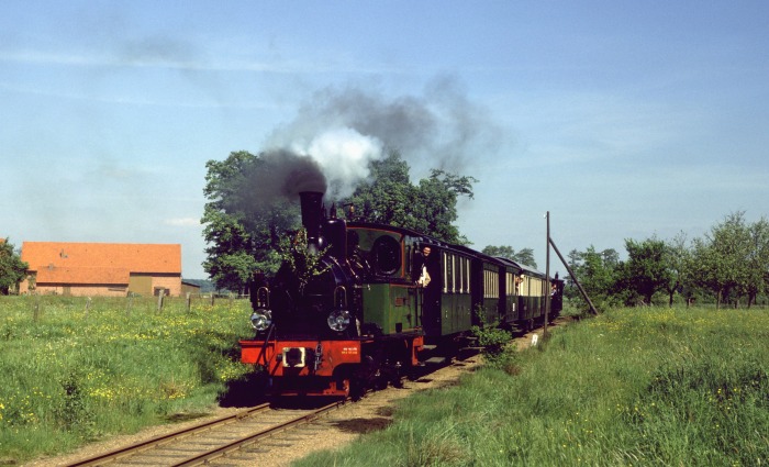 SPREEWALD vor Bahnhof Heiligenberg, am 30.05.1982