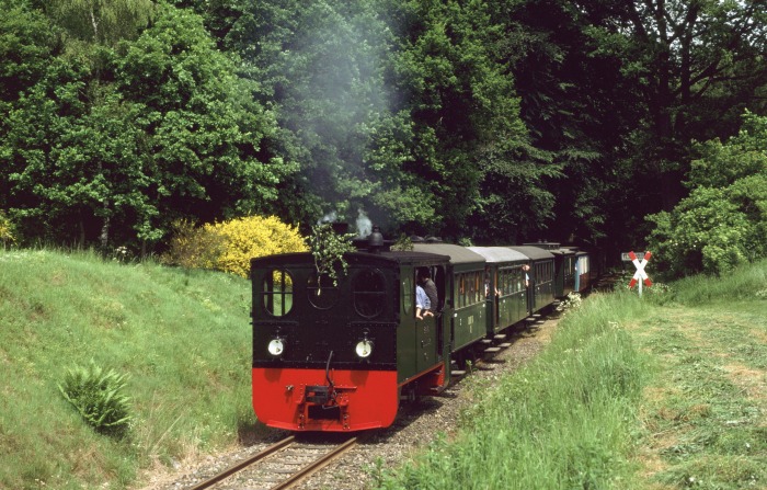 Lok PLETTENBERG mit P 481 Abfahrt Hp Vilser Holz, um 12:20h am 30.05.2004