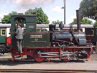 Lokomotive FRANZBURG des DEV