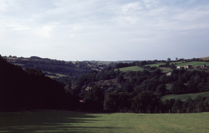 Blick auf Beck Hole von Südwesten aus