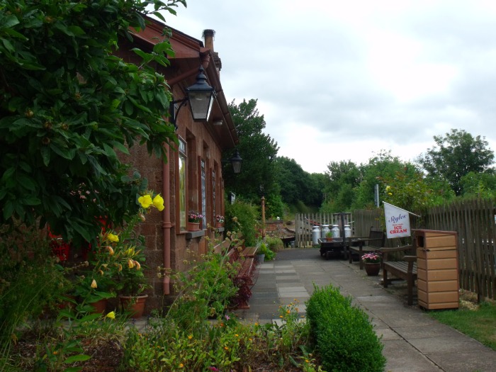 Stogumber Station mittags am 24.07.2018