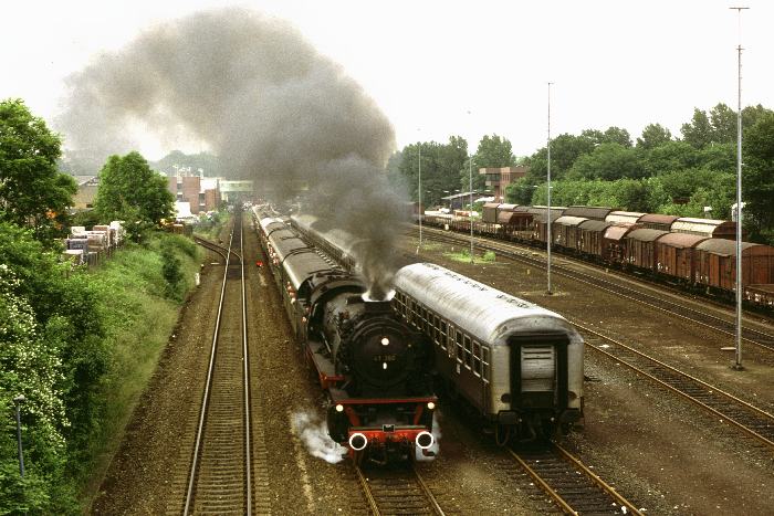 41 360 Sonderzug Ausfahrt Ahrensburg, am 28.05.1987