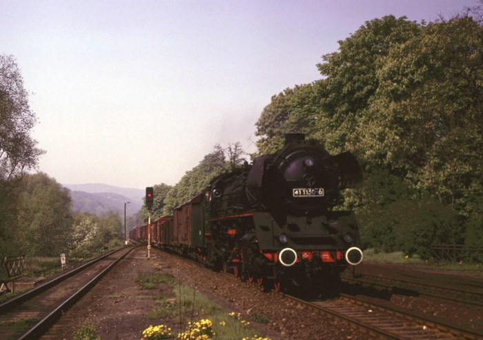 41 1150 Ng 66474 Einfahrt Rudolstadt, 15.05.1982