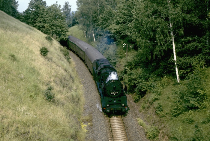50 3657 mit P 15771 bei Wahnitz, 17.06.1982 50 3657 mit P 15771 bei Wahnitz, 17.06.1982