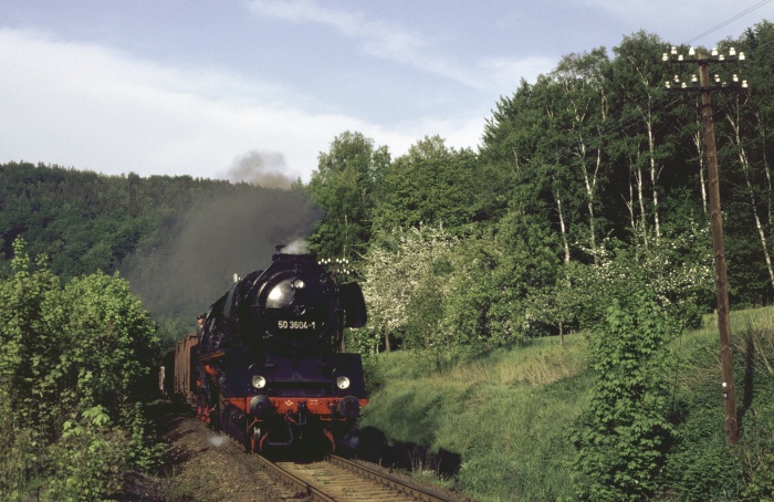 50 3604 mit Ng 64345 bei Hennersdorf, 16.05.1983