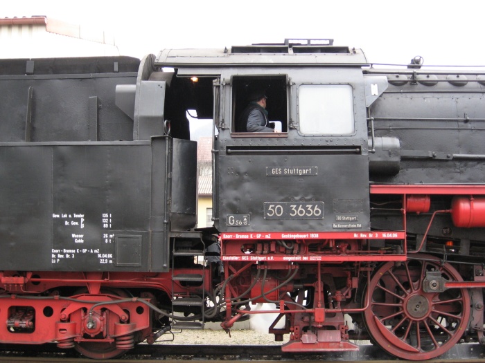 50 3616 in Neuffen, am 17.12.2006 50 3616 in Neuffen, am 17.12.2006