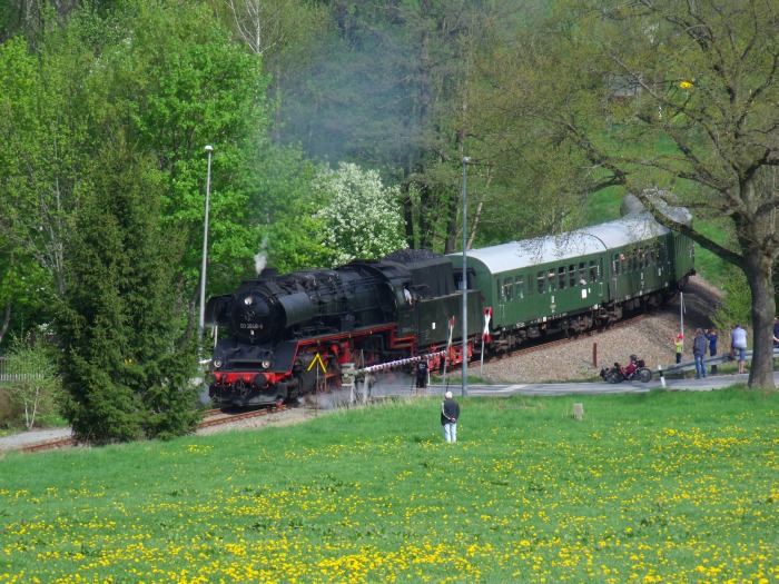 50 3648 mit EAB-Zug Nr.62277 einfahrend in Walthersdorf, um 10:29h am 29.04.2018 50 3648 mit EAB-Zug Nr.62277 einfahrend in Walthersdorf, um 10:29h am 29.04.2018