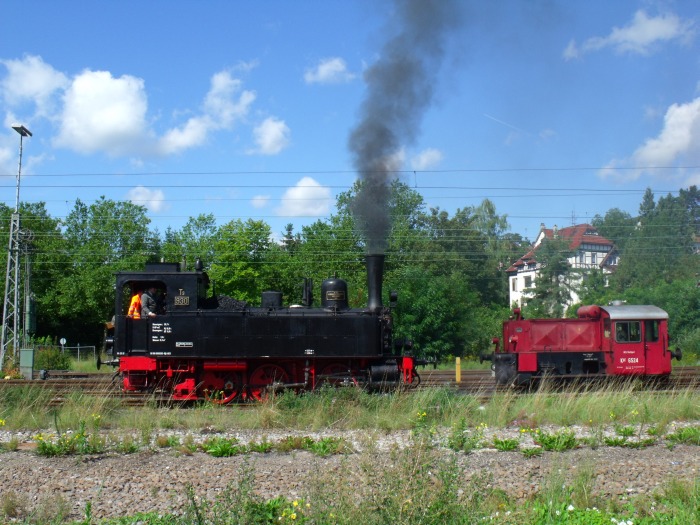 930 im Bahnhof Nürtingen wartet auf Sonderzug, um 11:35h am 17.08.2014