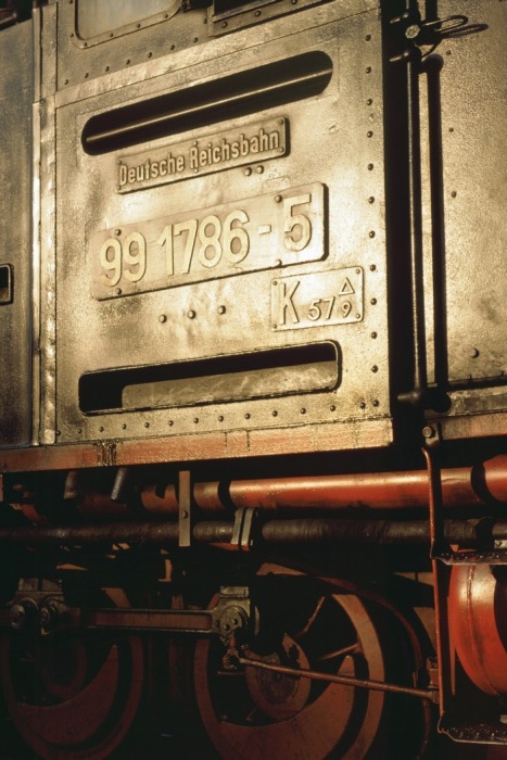 Die Anschriften der 99 1786 in Radeburg, am 19.08.1978