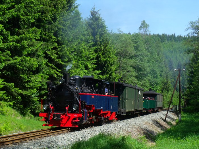 AQUARIUS C mit Zug 43 hinter der Schwarzwasserbrücke hinterm Loreleifelsen vor Schlössel, um 11:12h am 07.06.2014