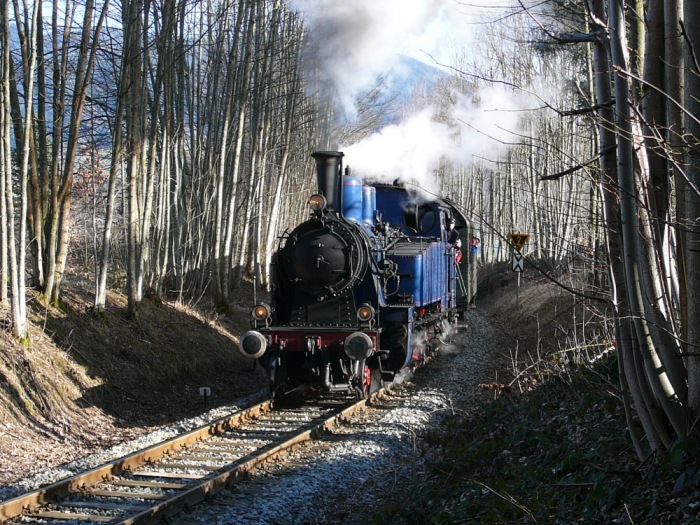 Bergfahrt der TAG 7 hinter Gmund, 15:57h, am 11.03.2007